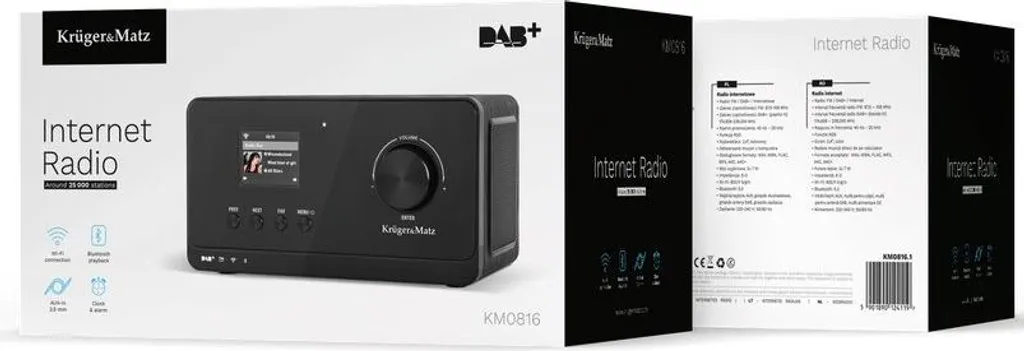 Kruger&Matz KM0816.1 Radio Internet Wi-Fi DAB+ Bluetooth - Offerta - 14