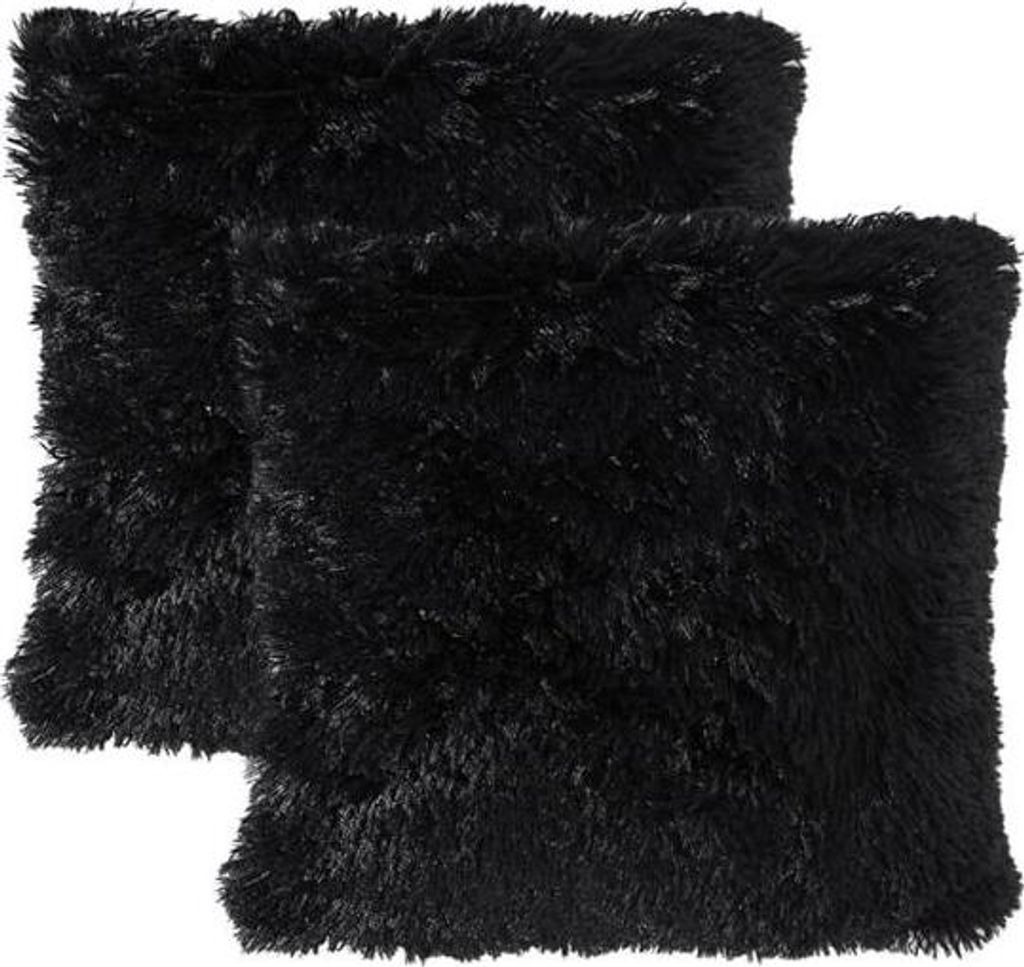 2er Set Kissenbezüge Künstlich Pelz Sofakissen Dekorative Dekokissen Kuschelkissen Plüschkissen Kuschelig Couchkissen Superweich Kissen Flauschi...
