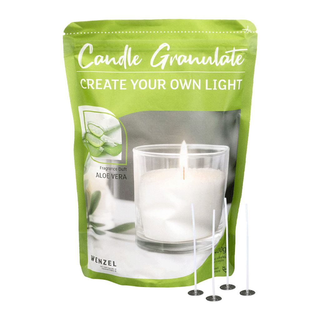 Kerzengranulat mit Duft zum Selbergießen, Aloe Vera, Produktbild 