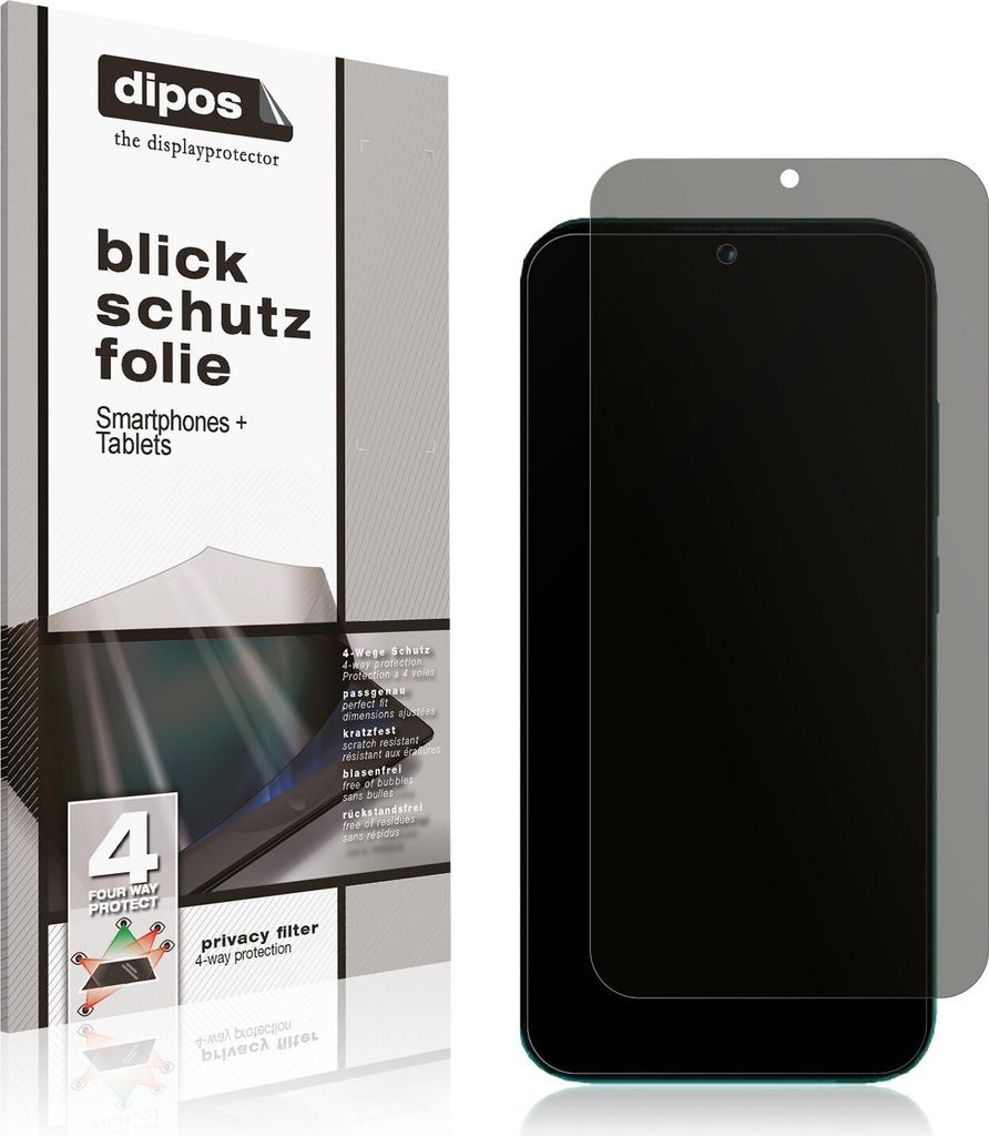Blickschutzfolie für Benco Y50 Pro matt Schutzfolie Folie Display Schutz dipos