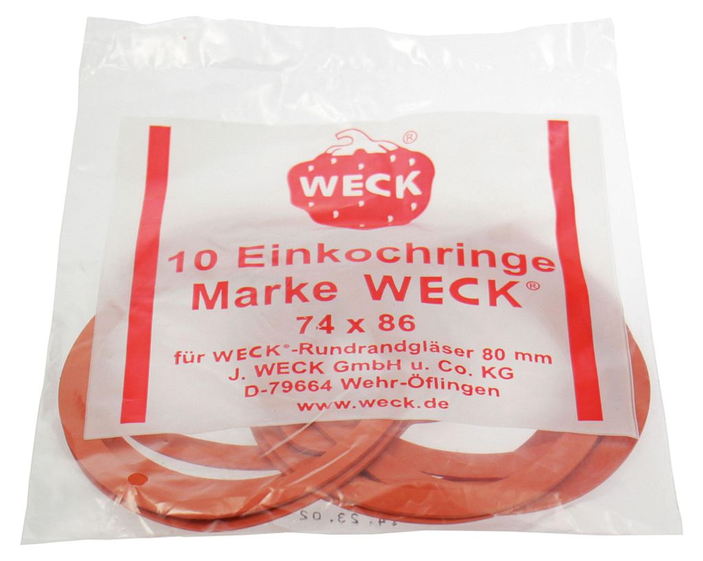 WECK Einkochring 74x86mm 10er Beutel Obrázok produktu 