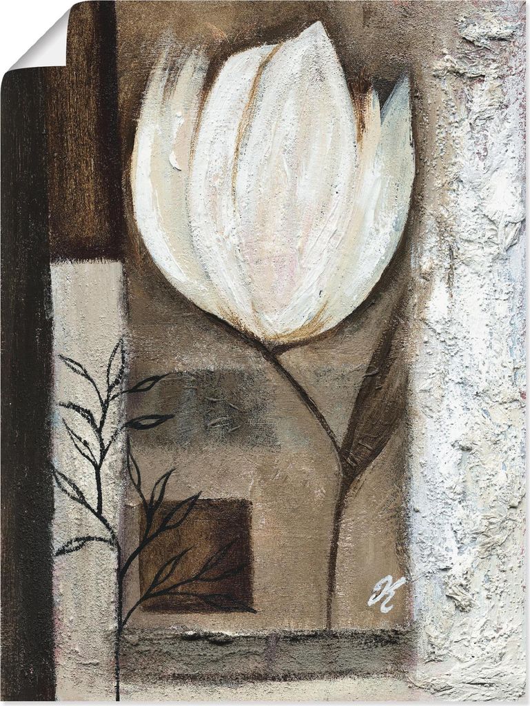 ARTland Poster Braune Tulpen I Größe: 60x80 cm
