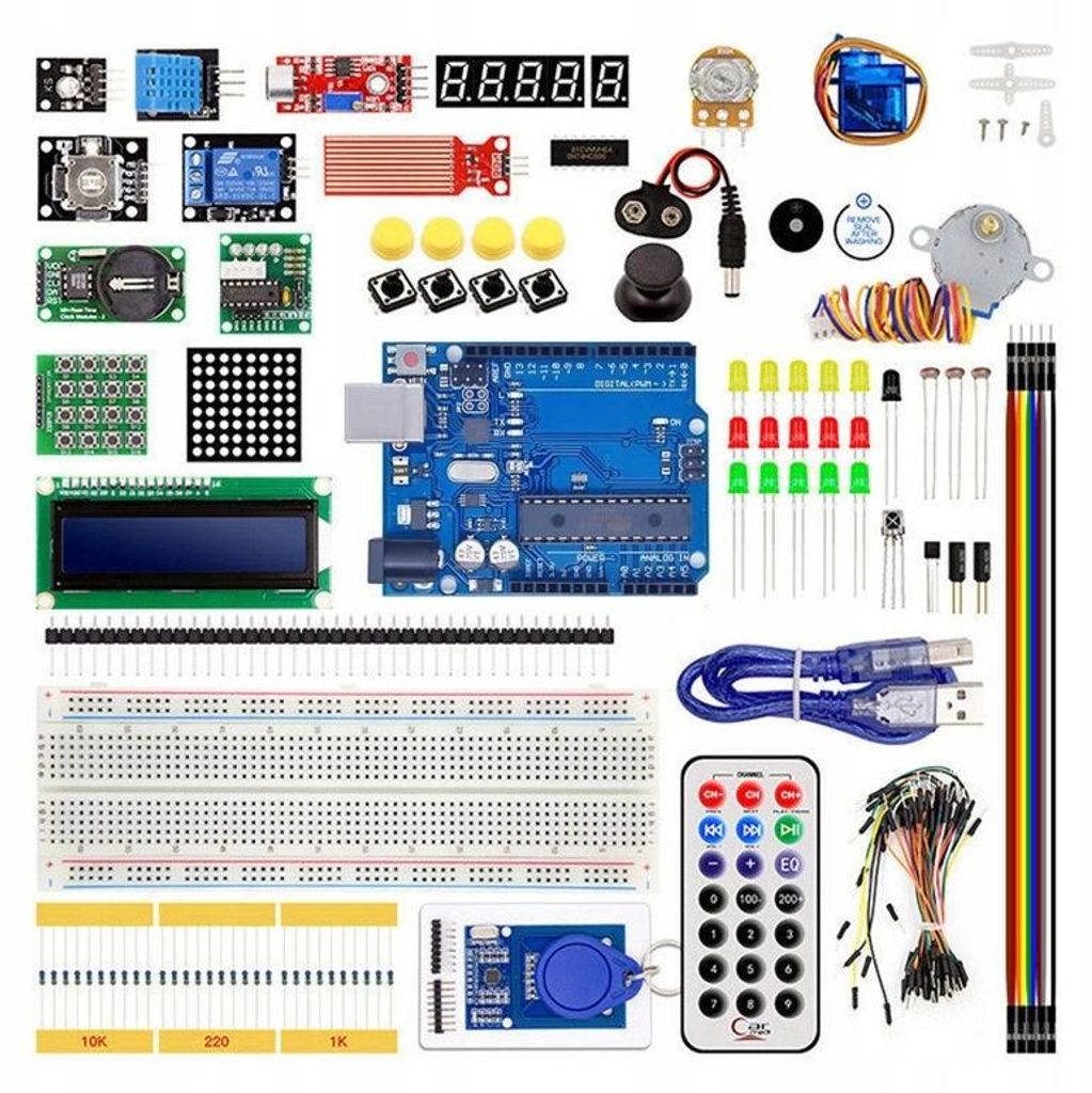 Rosfix UNRR3 – Kit di avvio Arduino | Scheda UNO, sensori, Immagine del prodotto 