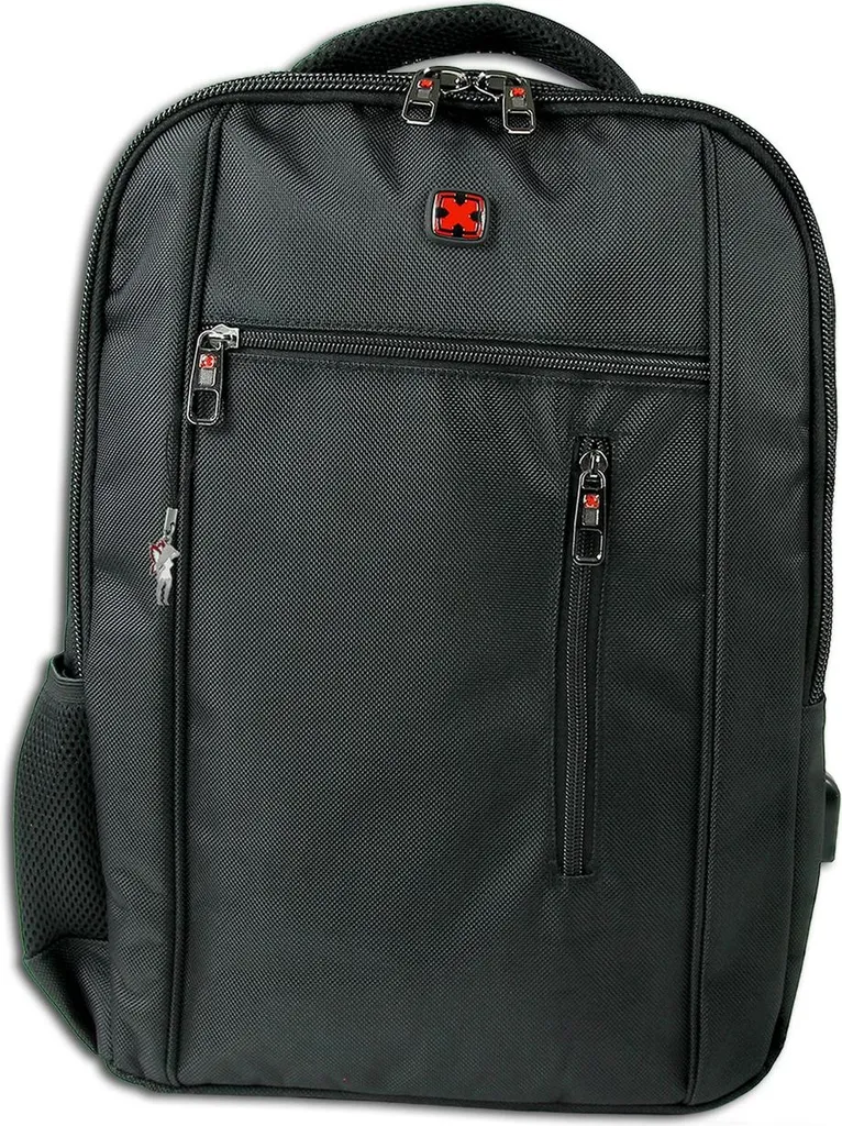 Ne tombez plus en panne avec ce sac à dos ordinateur chargeur USB noir
