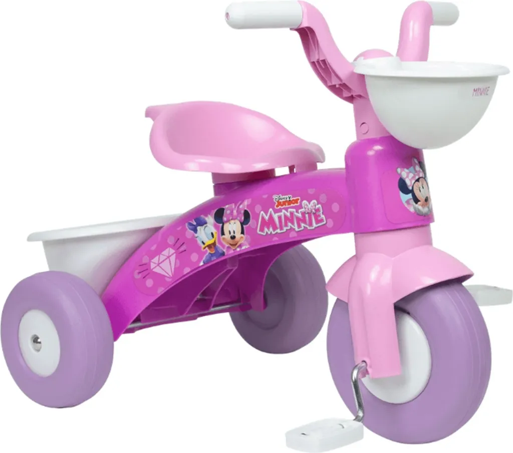 Tricycle Minnie Mouse pour Promenade Bébé Fille dès 1 an Coloris Violet