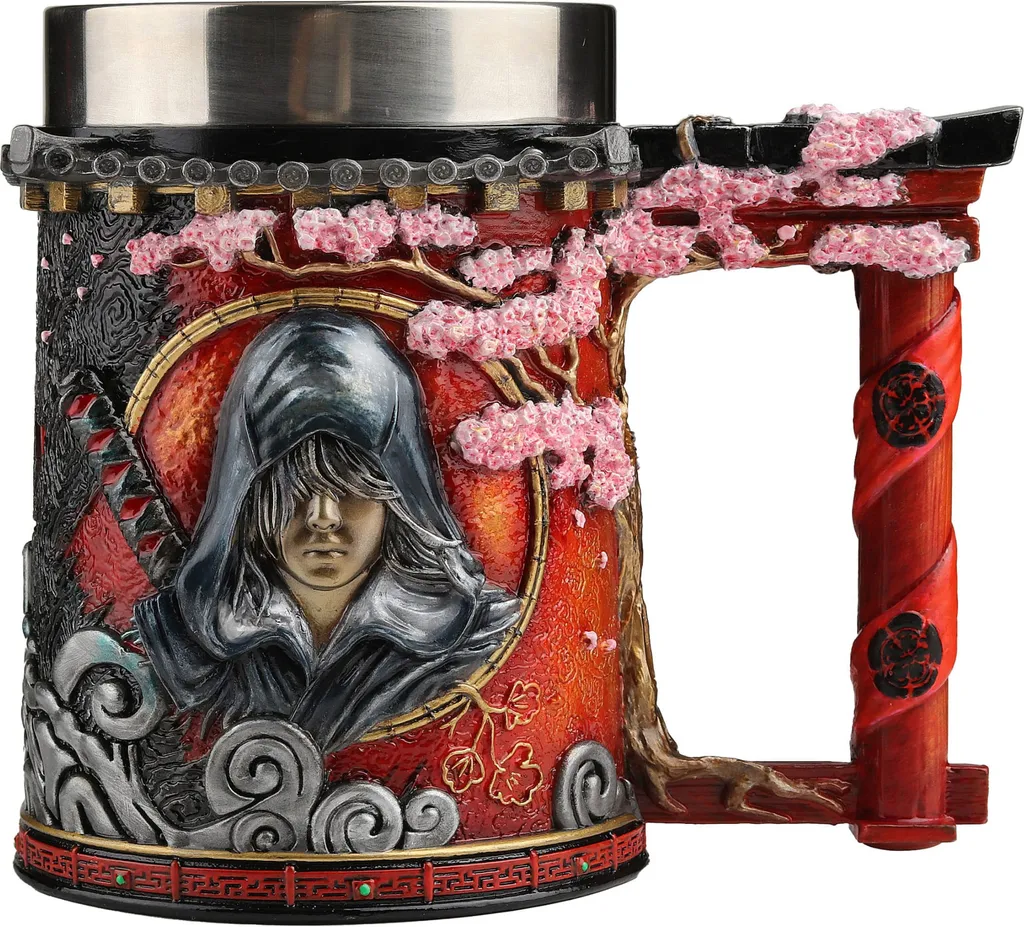Chope Assassin's Creed pour Gamer - Tankard Naoe 17,5 cm Idée Cadeau