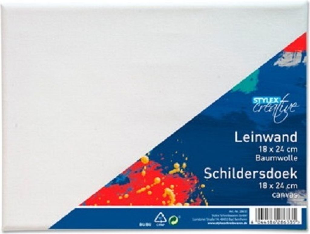Stylex Leinwand Masse: 18 x 24 cm - 1 Stück