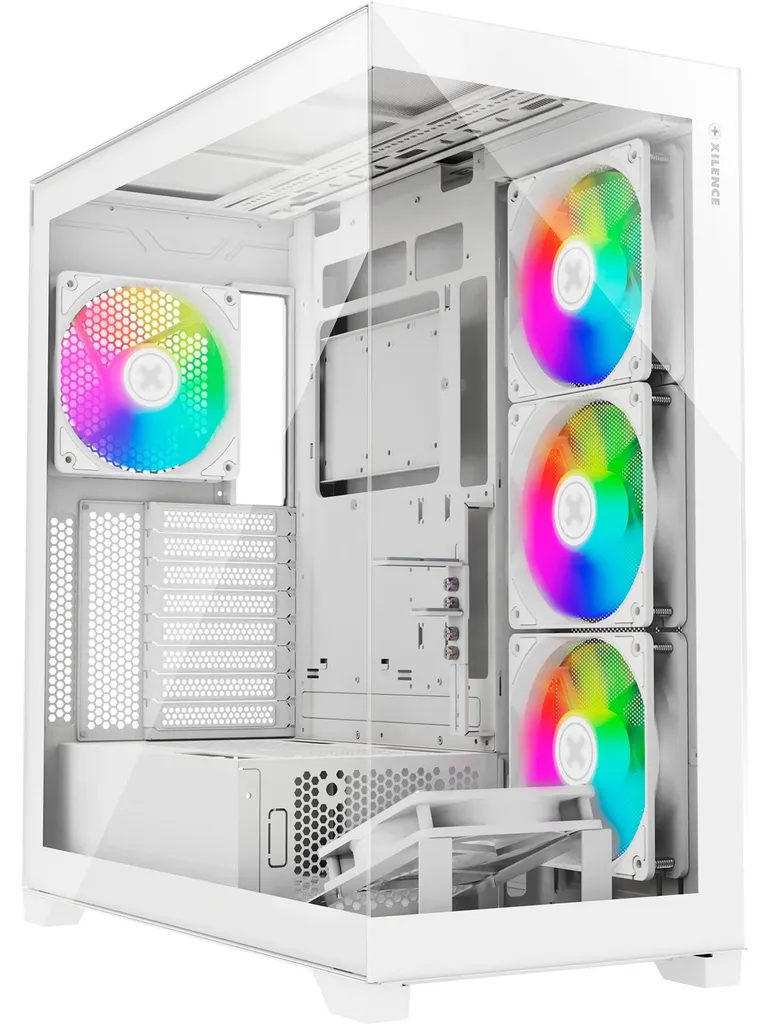 Boîtier Xilence X818.W.ARGB Blanc : Fini la Surchauffe avec ce Châssis ATX