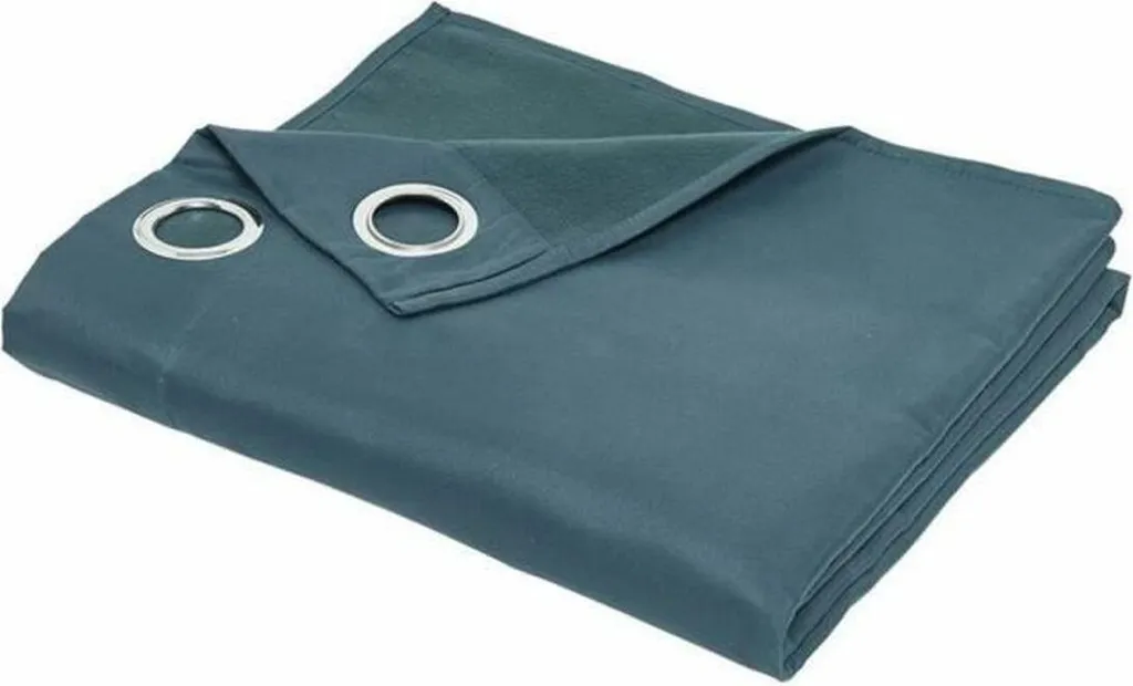 Tenda essenziale TODAY Isolamento termico Blu scuro Verde turchese 140 x 240 cm