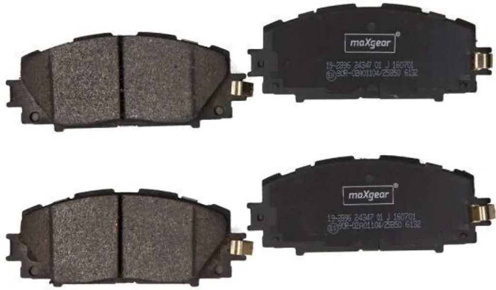 Plaquettes de frein avant pour Toyota Yaris P13 : Freinage sûr MAXGEAR