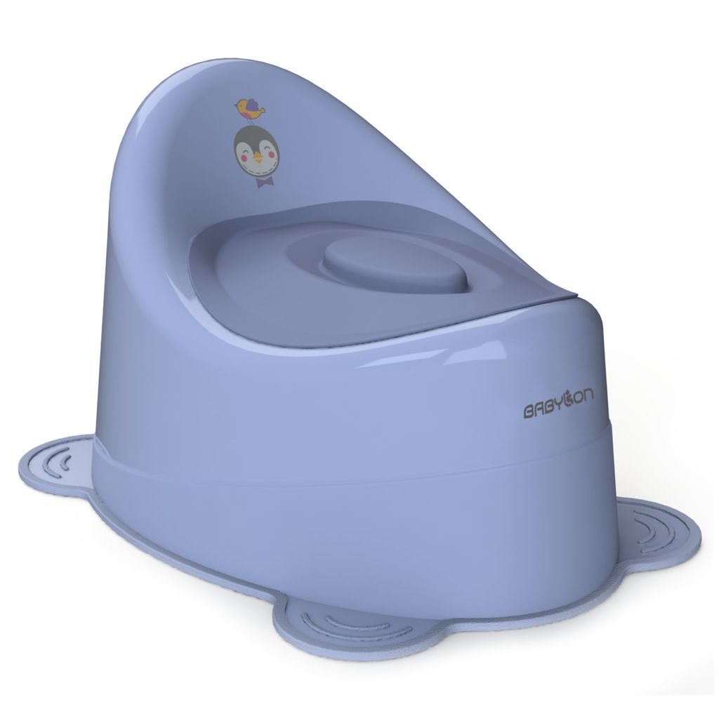 BABYLON Kinder Töpfchen mit Deckel Snail, Antirutsch Kinder Toiletten, Kinder Klo, Nachttopf für Kinder / WC Sitz Topf, Töpfchen Mädchen, Anat...