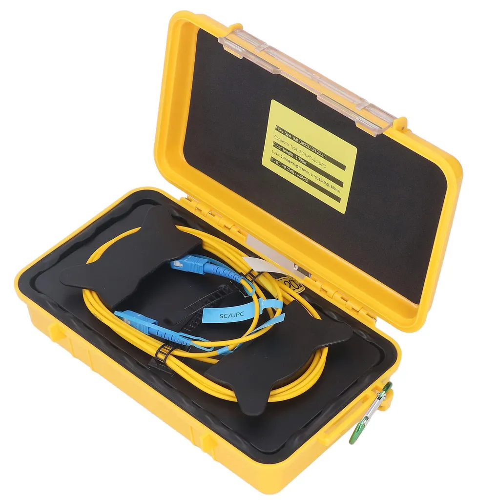 Bobine d'Amorce OTDR Monomode SC-UPC avec Boîte de Protection Rigide