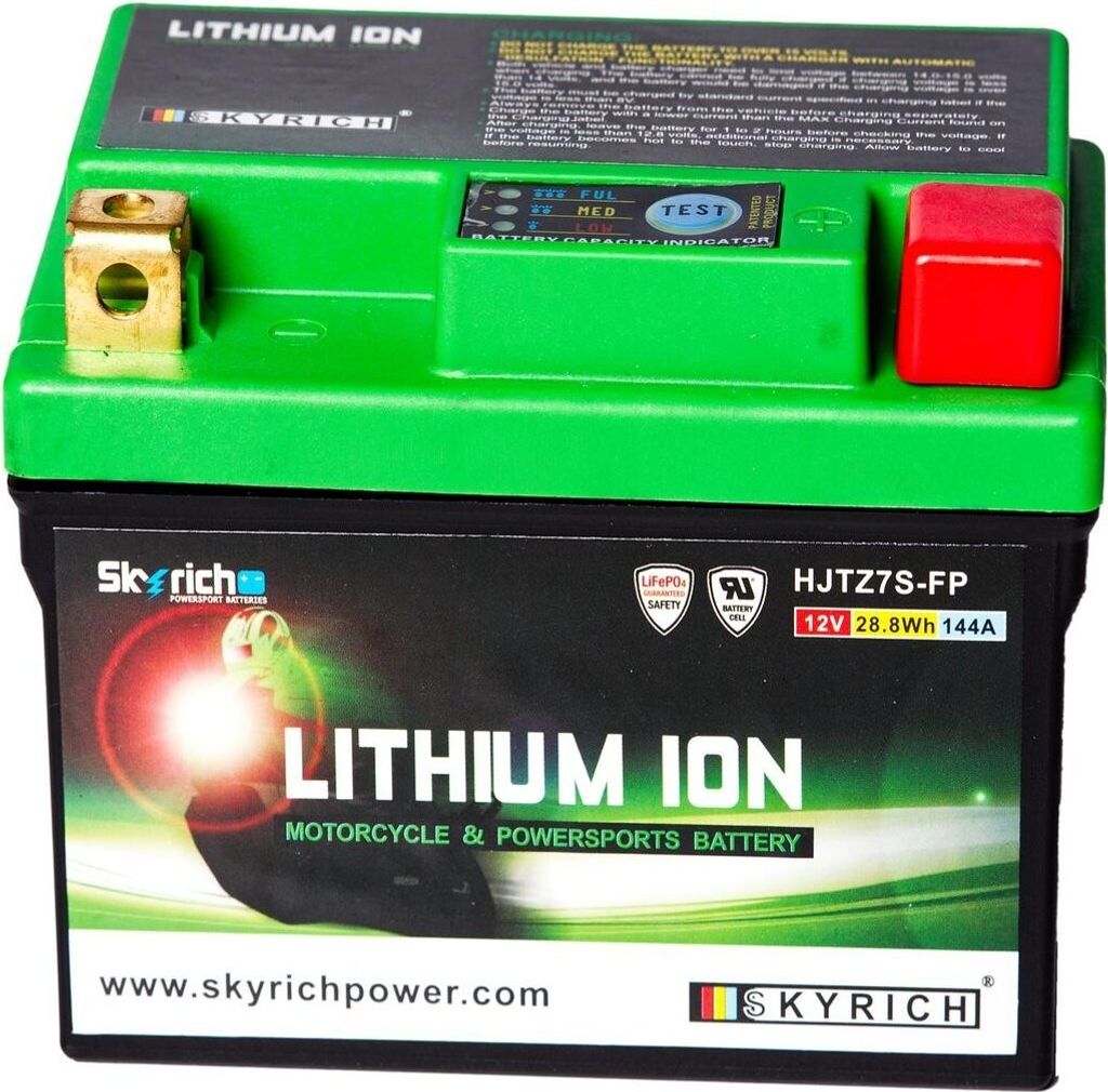 YUASA wartungsfreie Batterie YTZ7S AGM 12V/6,3Ah gefüllt Produktbild 