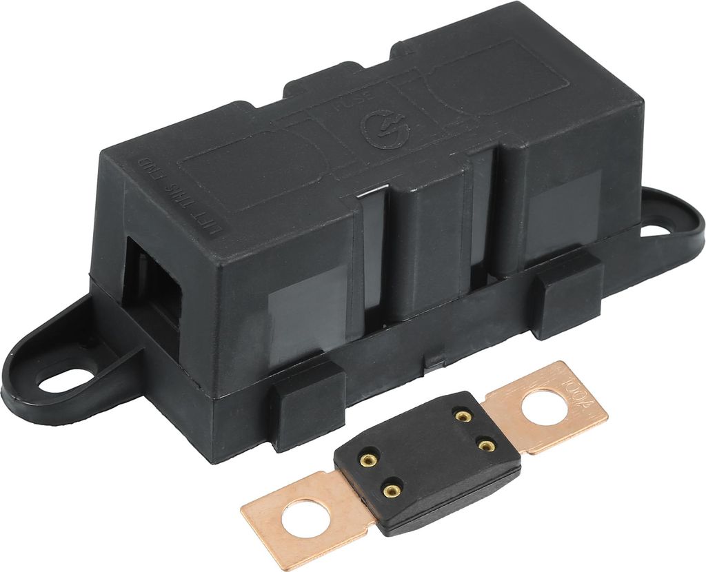 Universal Sicherungshalter Kit 100 Amp 100A 32V Bolzen Unten Typ ANM Sicherung