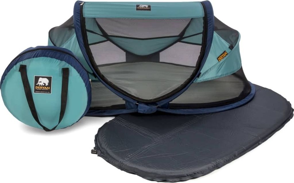 Lit de voyage DERYAN Baby Luxe – Inclut un matelas Image du produit 