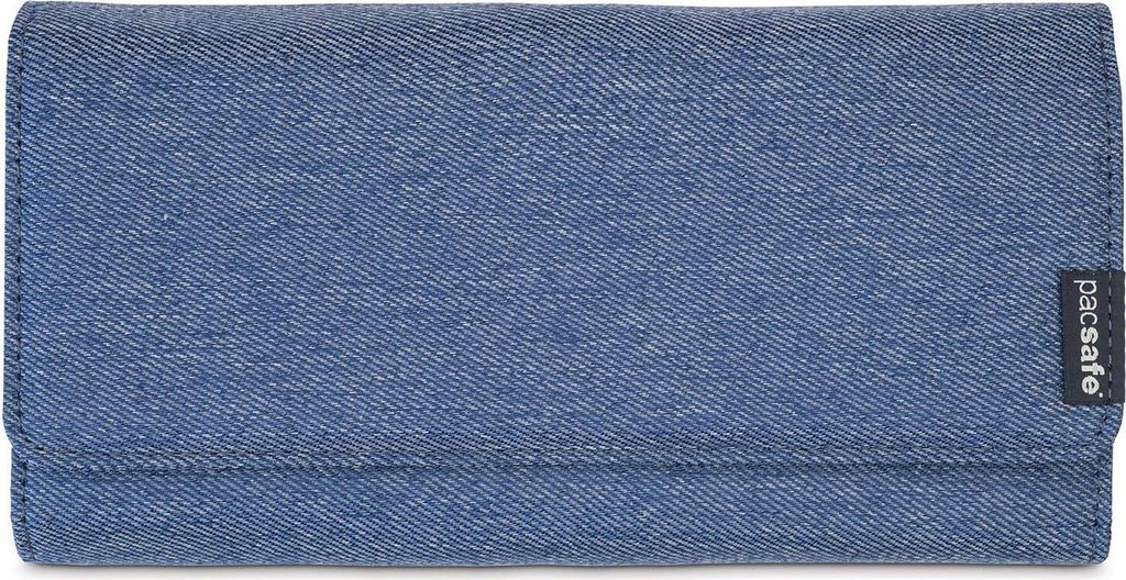 pacsafe Geldbörse RFIDsafe LX200 Travel Wallet Denim blau
