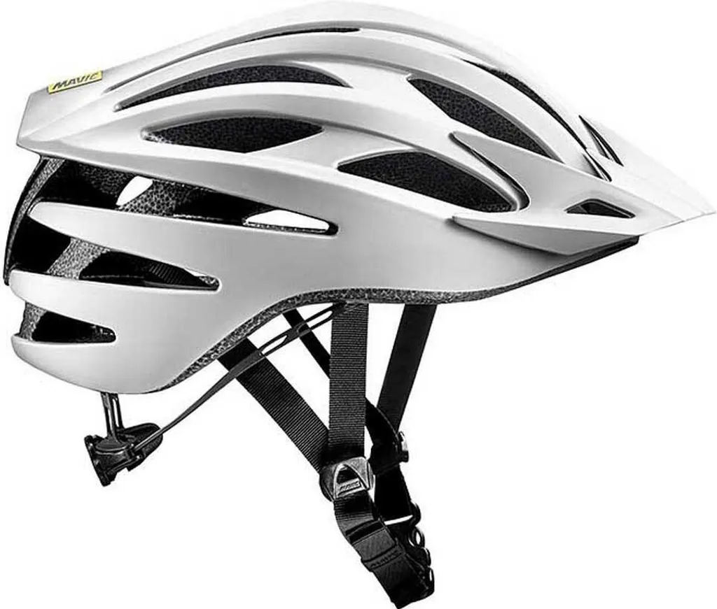 Casque VTT Mavic Crossride SL Elite Blanc Léger avec Visière Amovible