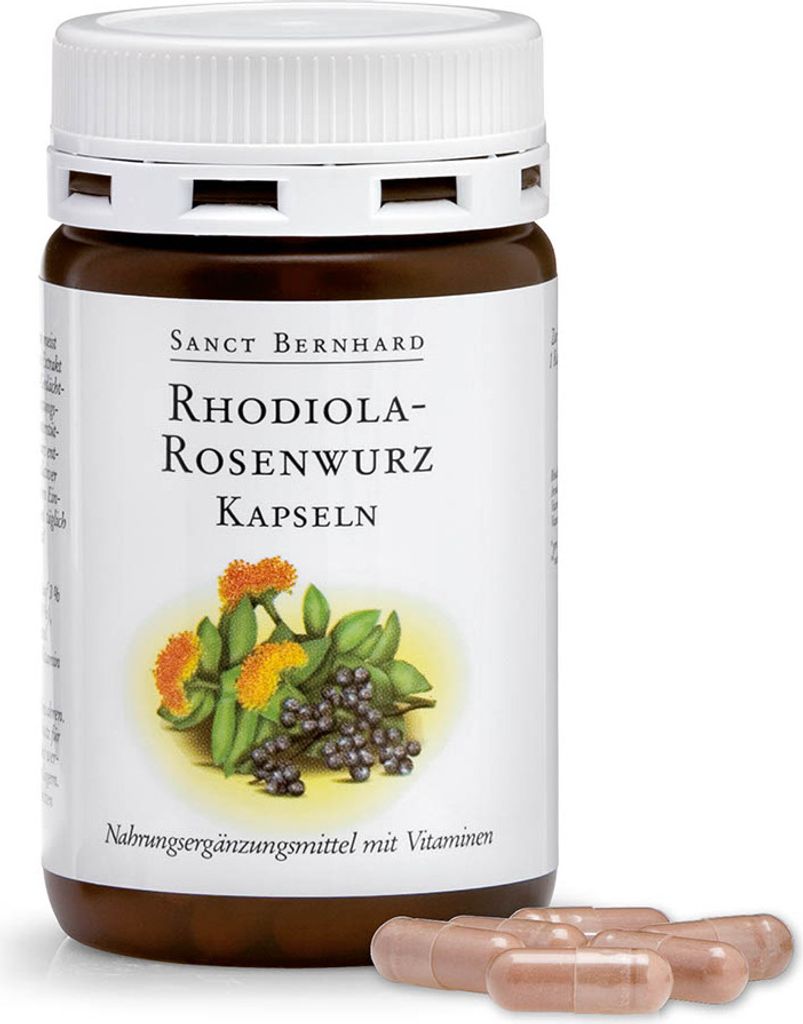 Sanct Bernhard Rhodiola-Rosenwurz-Kapseln - 120 Kapseln