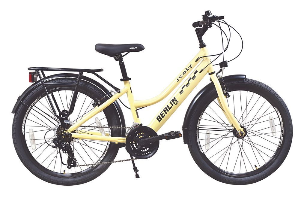 Berlin Bike 24 Zoll Kinderfahrrad 21-Gang mit Beleuchtung Produktbild 