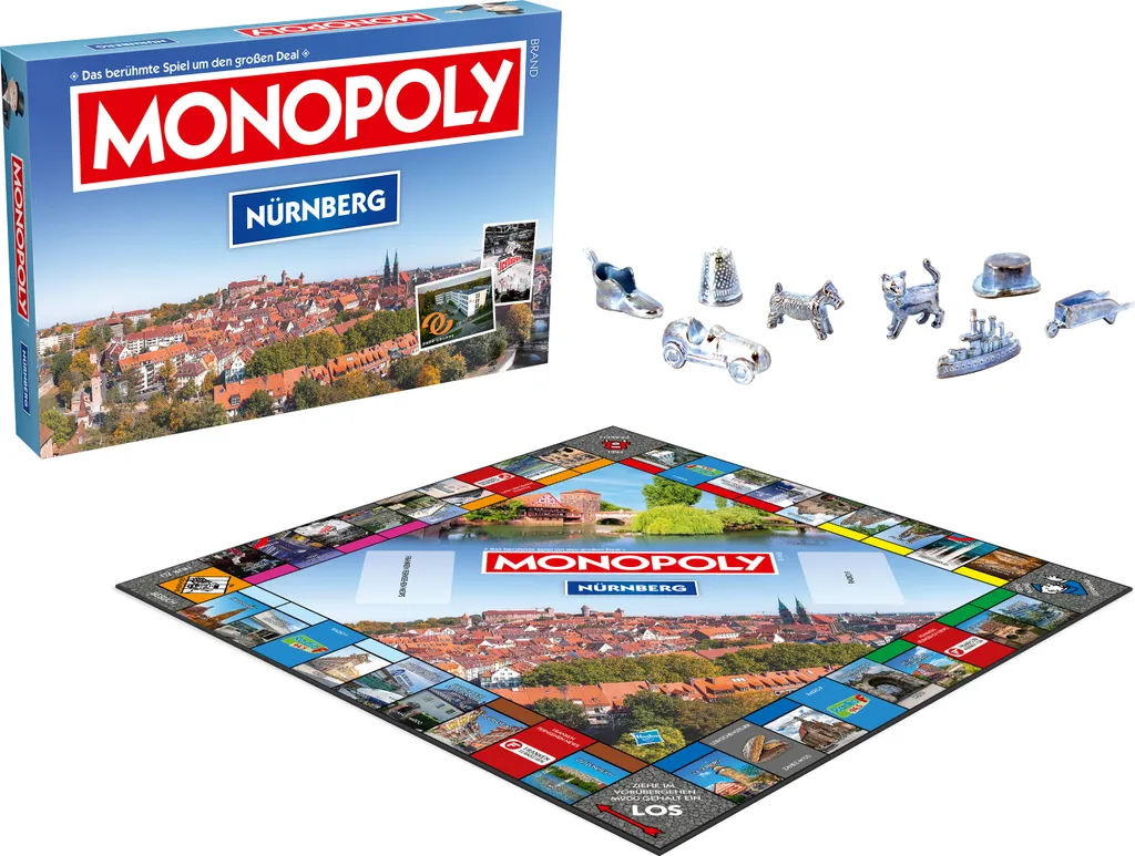 Jeu de Société Monopoly Nuremberg - Version Régionale pour Collection