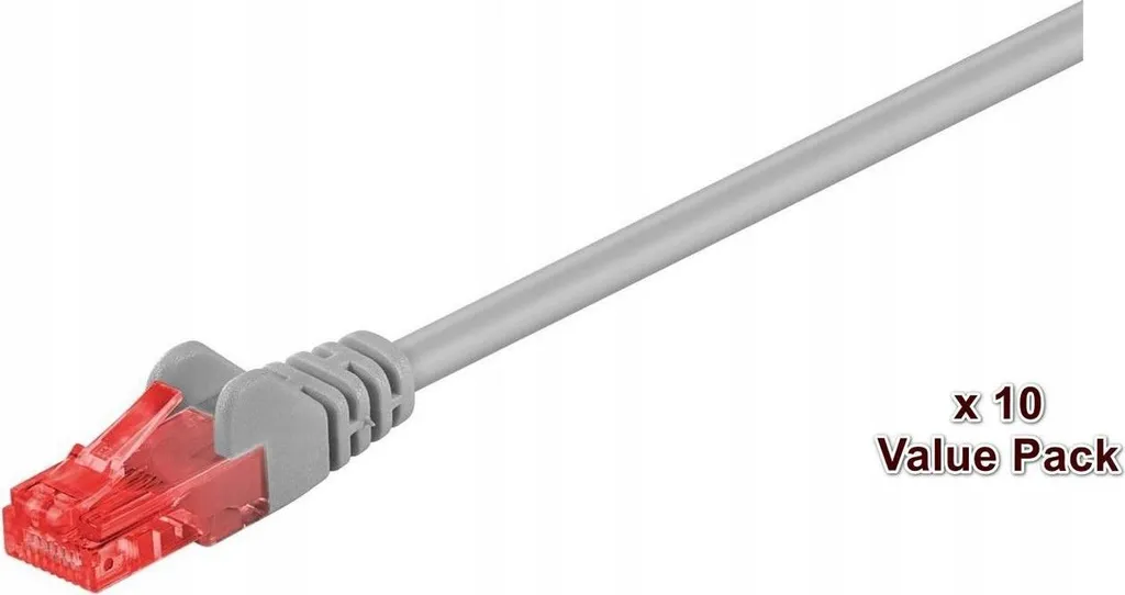 Microconnect Cat6 UTP 10m Grigio - Cavo Ethernet Gigabit per Ufficio