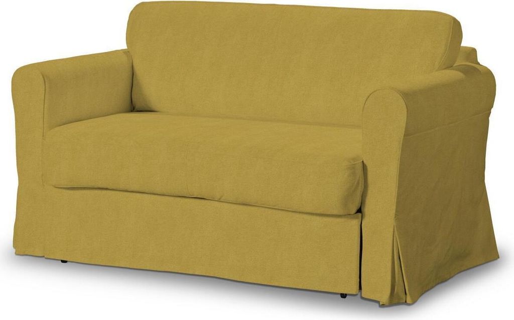 Dekoria Bezug für Hagalund Sofa, senffarbe, Sofahusse Hagalund