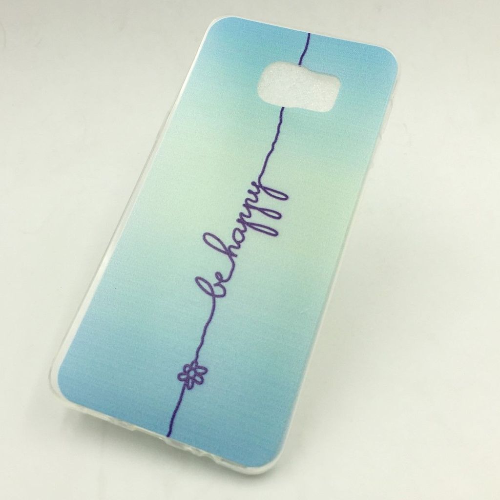Handyhülle Schutzhülle für Samsung Galaxy S6 Edge Plus Case Cover Bumper Etuis Silikon Blau