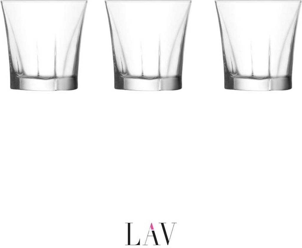 LAV Truva Trinkgläser 3er Set - 280 ml, zeitloses & Produktbild 
