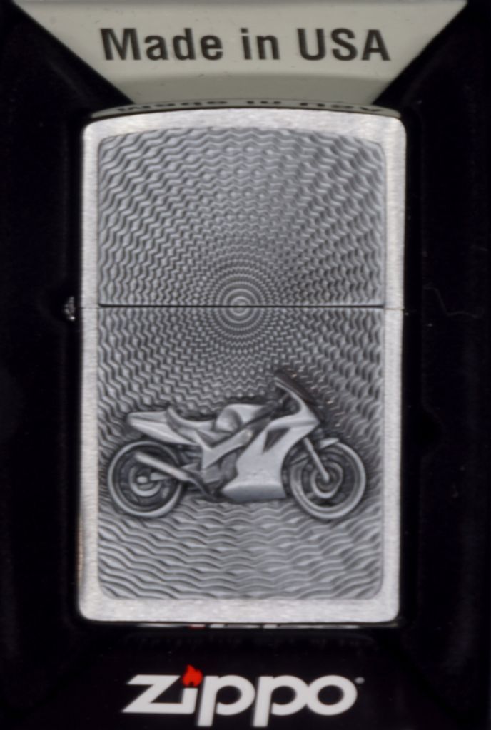Zapa?ova? Zippo 2000225 Motor Bike Emblem benzínový Obrázok produktu 