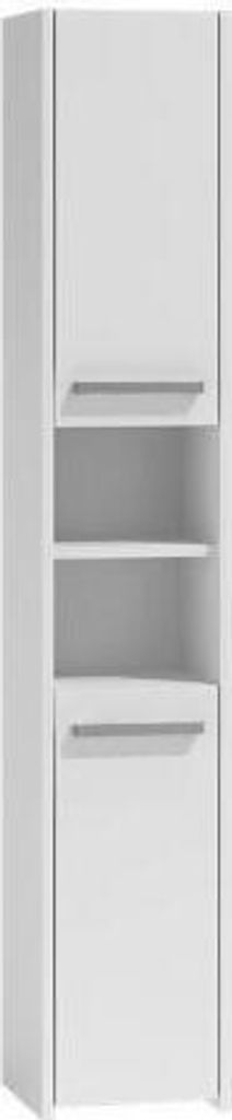 Armoire de salle de bain haute avec étagères MARGO – blanc Image du produit 