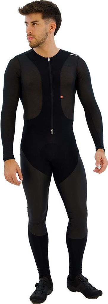 Santini Vega Dry Lange Trägerhose Schwarz S Mann Schwarz S