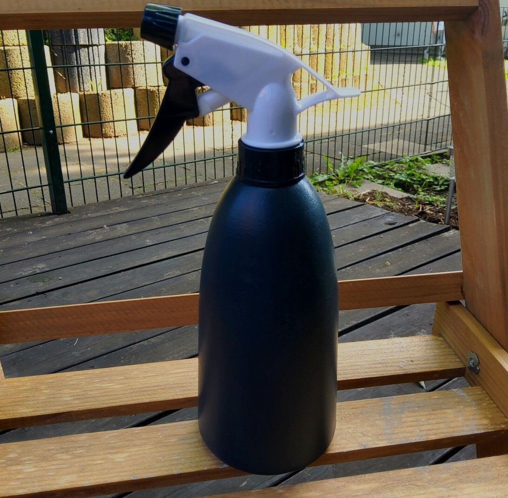 Blumen oder Garten Sprühflasche Schwarz 480ml