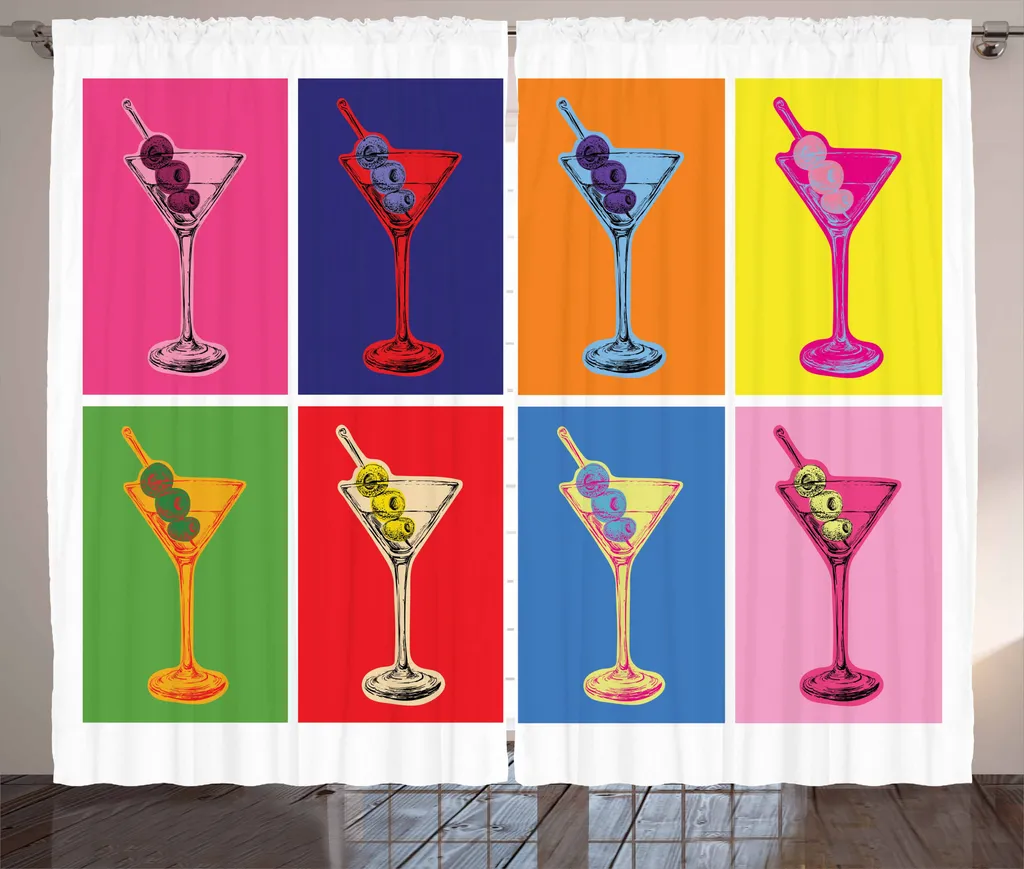Tenda ABAKUHAUS Martini Multicolore - Arredo Soggiorno Rustico