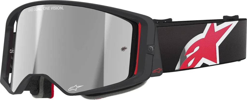 Lunettes Cross Alpinestars Supertech Corp Noir Rouge pour Compétition