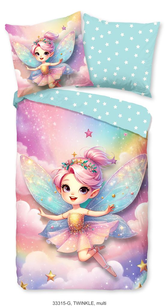 Duvet cover Good Morning 135x200 + 1* 80x80 cm - Fairy in Produktbild 