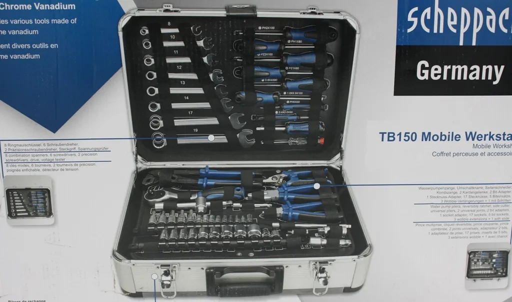 Analisi Valigetta Scheppach TB150 101 Pezzi | Opinioni e Prezzo - 29