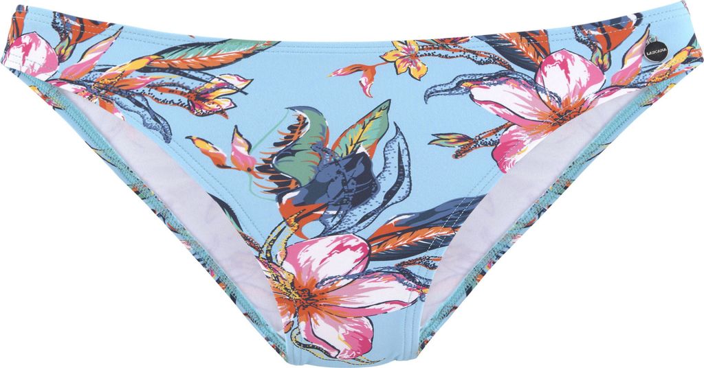 LASCANA Bikini-Hose Malia hellblau-bedruckt Größe 40