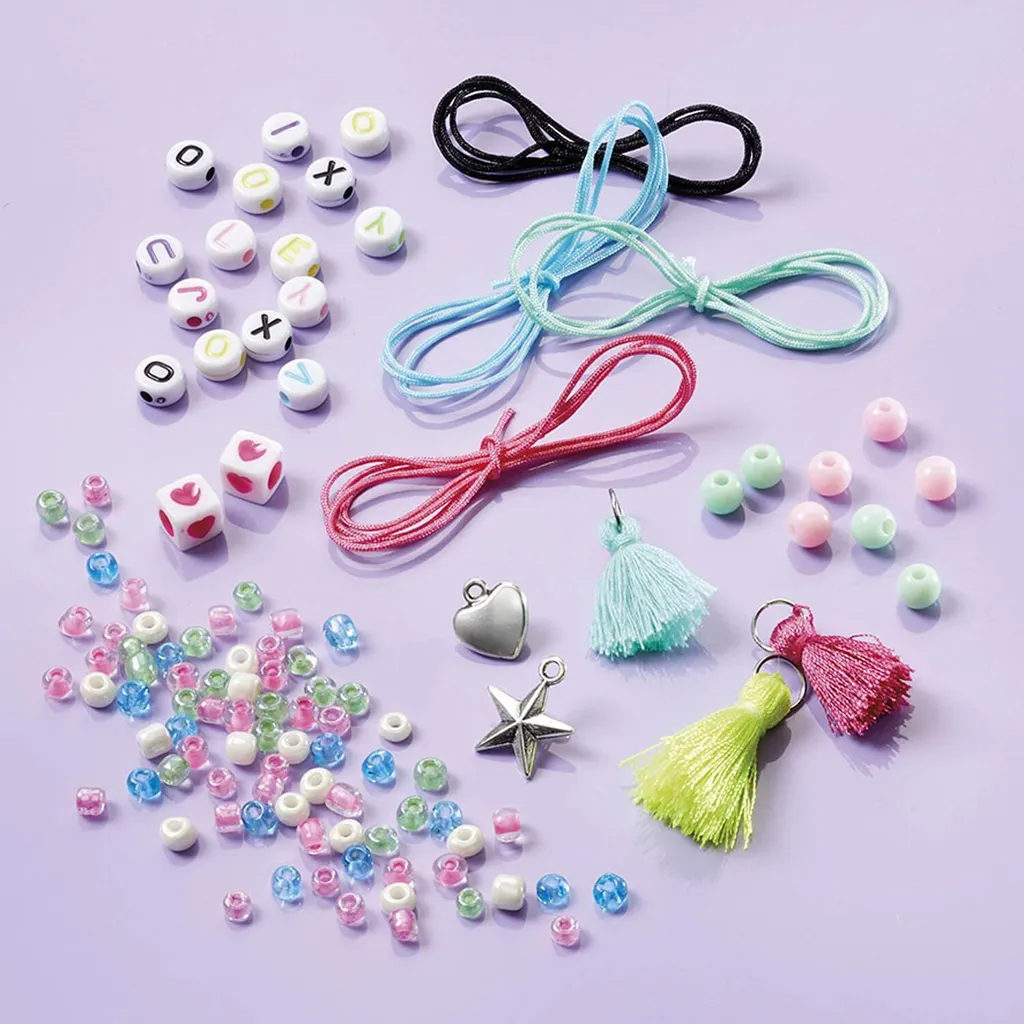 Totum Kit Braccialetti Fai da Te con Lettere: Regalo Creativo Bambini