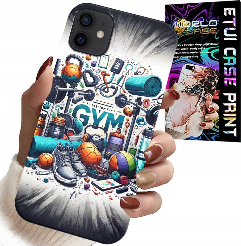 Fall Für Iphone 12 - Fitness Fitness Sport Fall + Glas