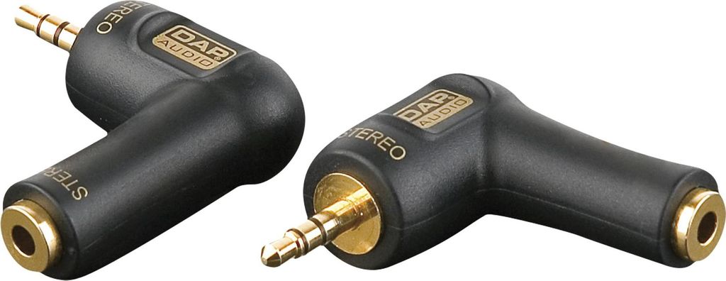 DAP XGA08 - mini-jack/M stereo to mini-jack/F - 90°