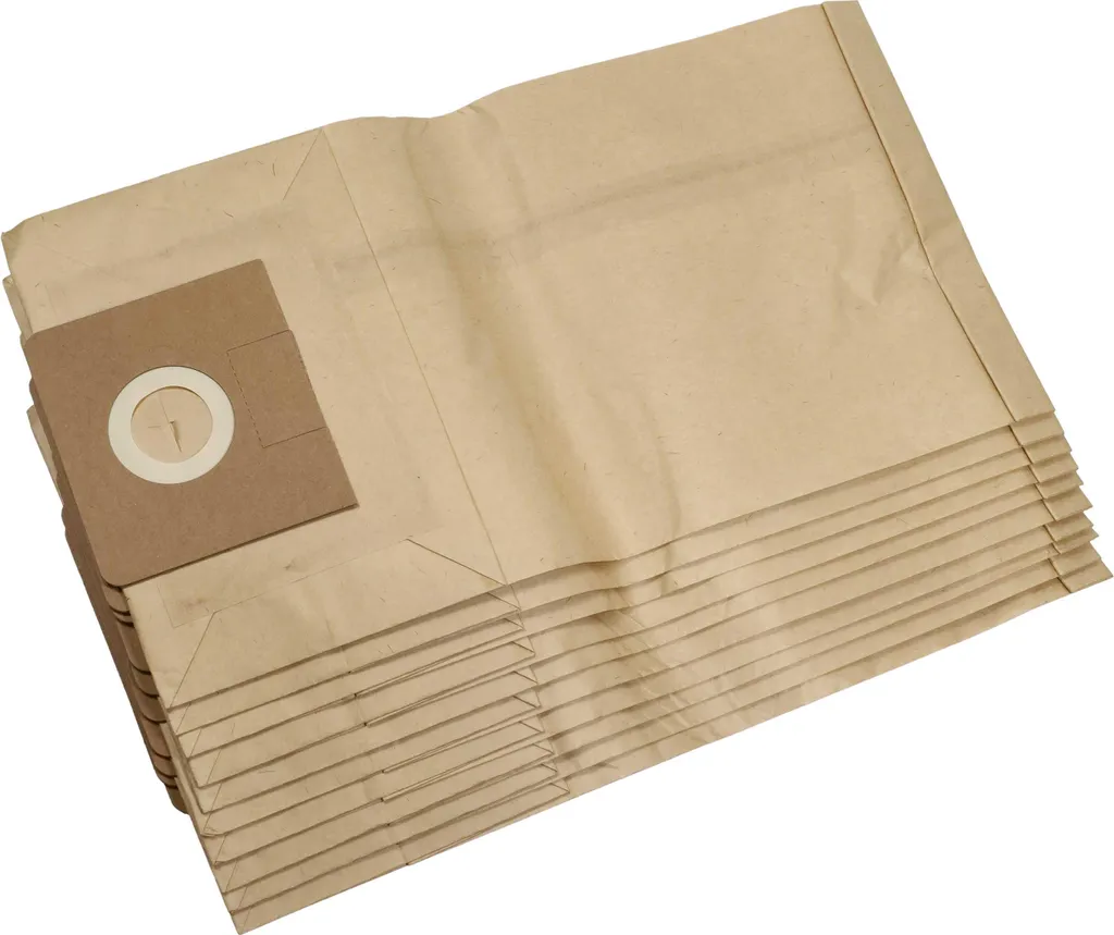 10x Sacs Papier pour Kärcher NT 351/361 Eco, Anti-Déchirure, 27x27 cm