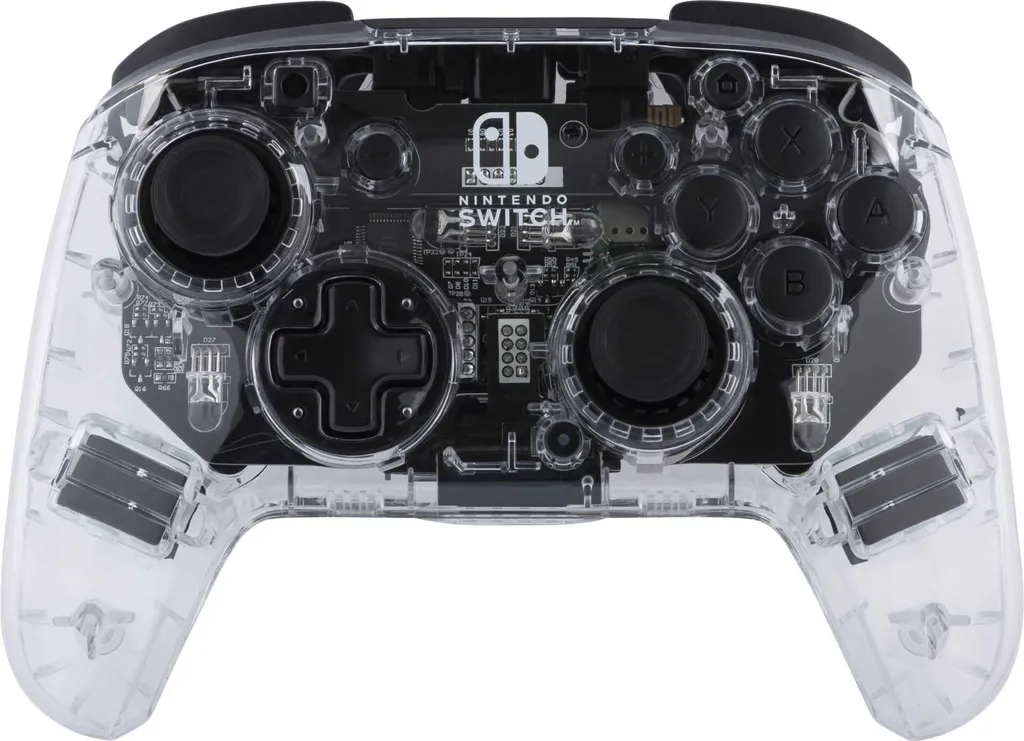 Manette sans fil Nintendo Switch transparente sans latence pour jouer