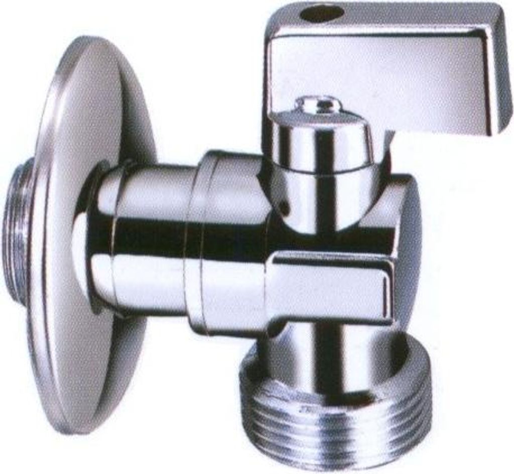 Absperrkugelhahn für Waschmaschineneck ohne Filter, metallisch - H/ZW-11-W20