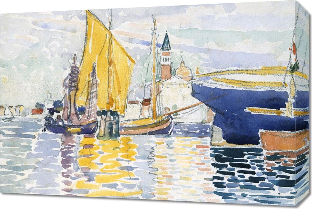 Bild 60x40cm Venedig - Die Giudecca, Henri-Edmond Cross für das Wohnzimmer