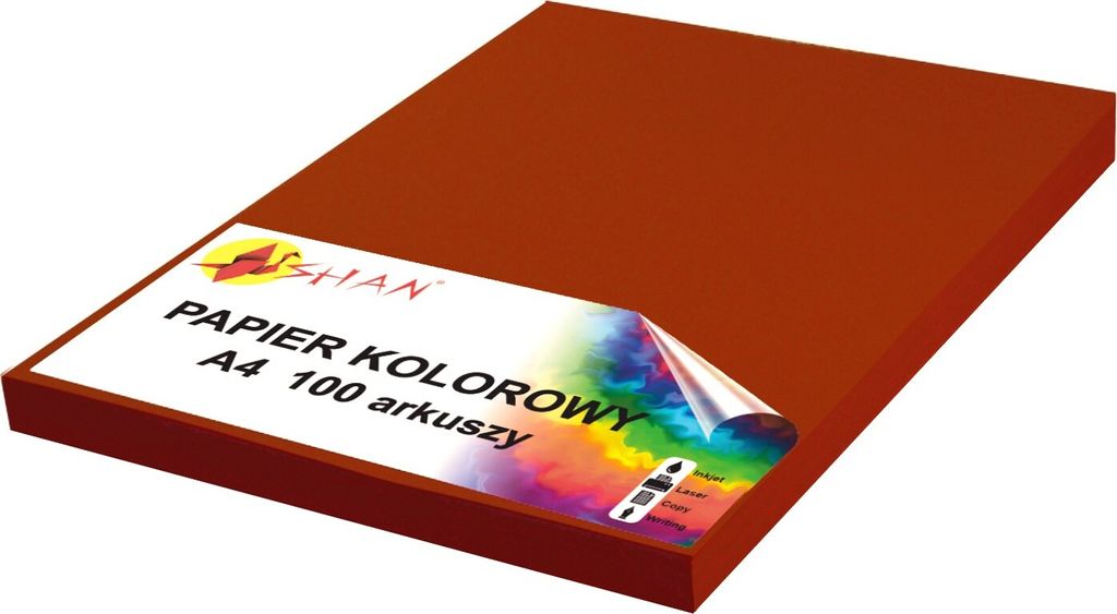 Farbpapier A4 100g rot dunkel 100 Blatt