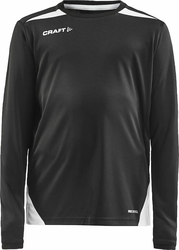 CRAFT Pro Control Impact LS Tee JR Black/White 158/164