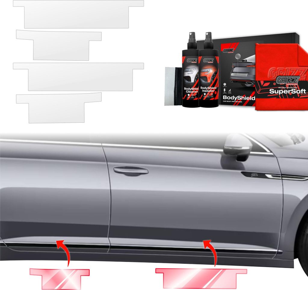 4in1 Schutzfolie Grizz Protector für Schweller - Volkswagen VW Arteon (2024-2025)