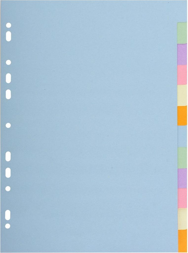 Exacompta 1612E, Mehrfarbig, Karton, A4, 210 mm, 297 mm, Produktbild 
