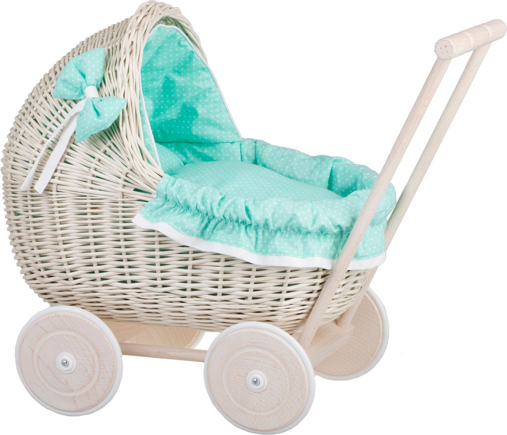 Kočík pre bábiku LILI Willow Cream 48X28 H26/47 CM Obrázok produktu 