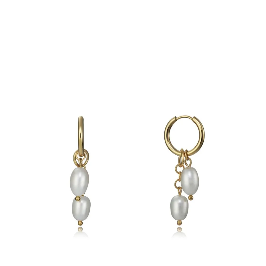 Orecchini Chic 1338E01012 Oro e Perle - Viral 2in1 Style